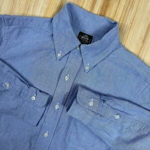 Kamakura Makers Shirt 15 3/4 33 Blue 400 Madison Sport Slim Fit Made In Japan